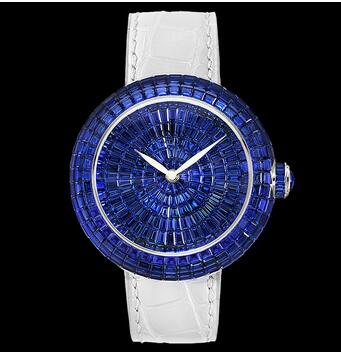 Jacob & Co. Brilliant Full Baguette Blue Sapphires – 38mm Replica Watch BQ532.30.BB.BB.A